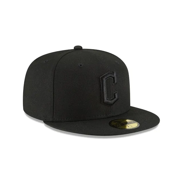 Cleveland Guardians Blackout Basic 59FIFTY Fitted Hat sold by New Era product image thumbnail 3