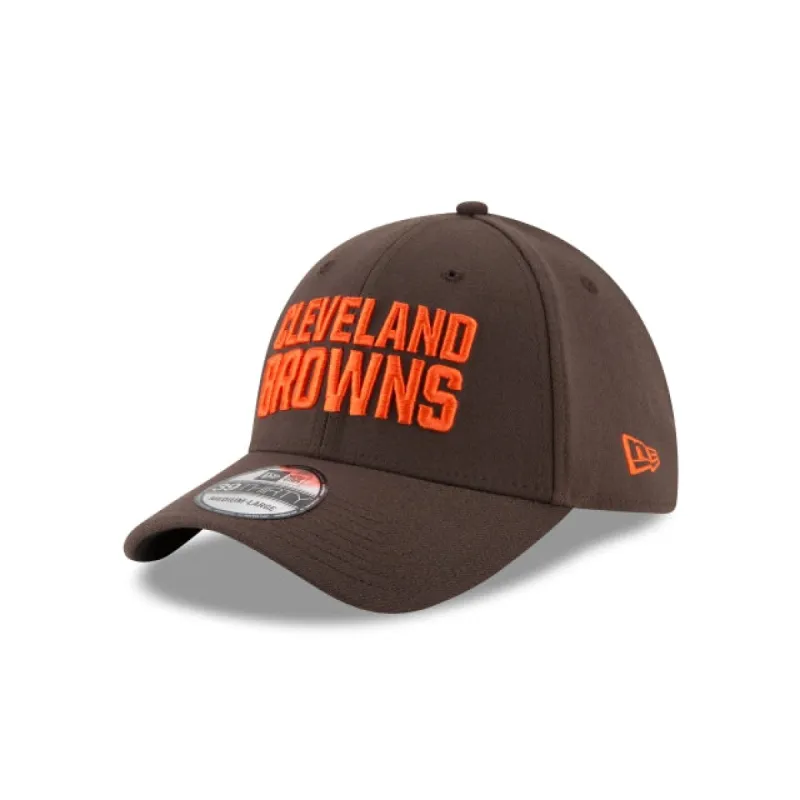 Cleveland Browns Team Classic 39THIRTY Stretch Fit Hat made by New Era