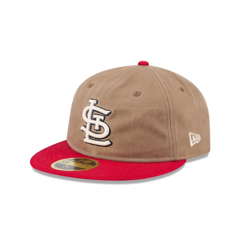 St. Louis Cardinals Wax Canvas Retro Crown 59FIFTY Fitted Hat sold by New Era