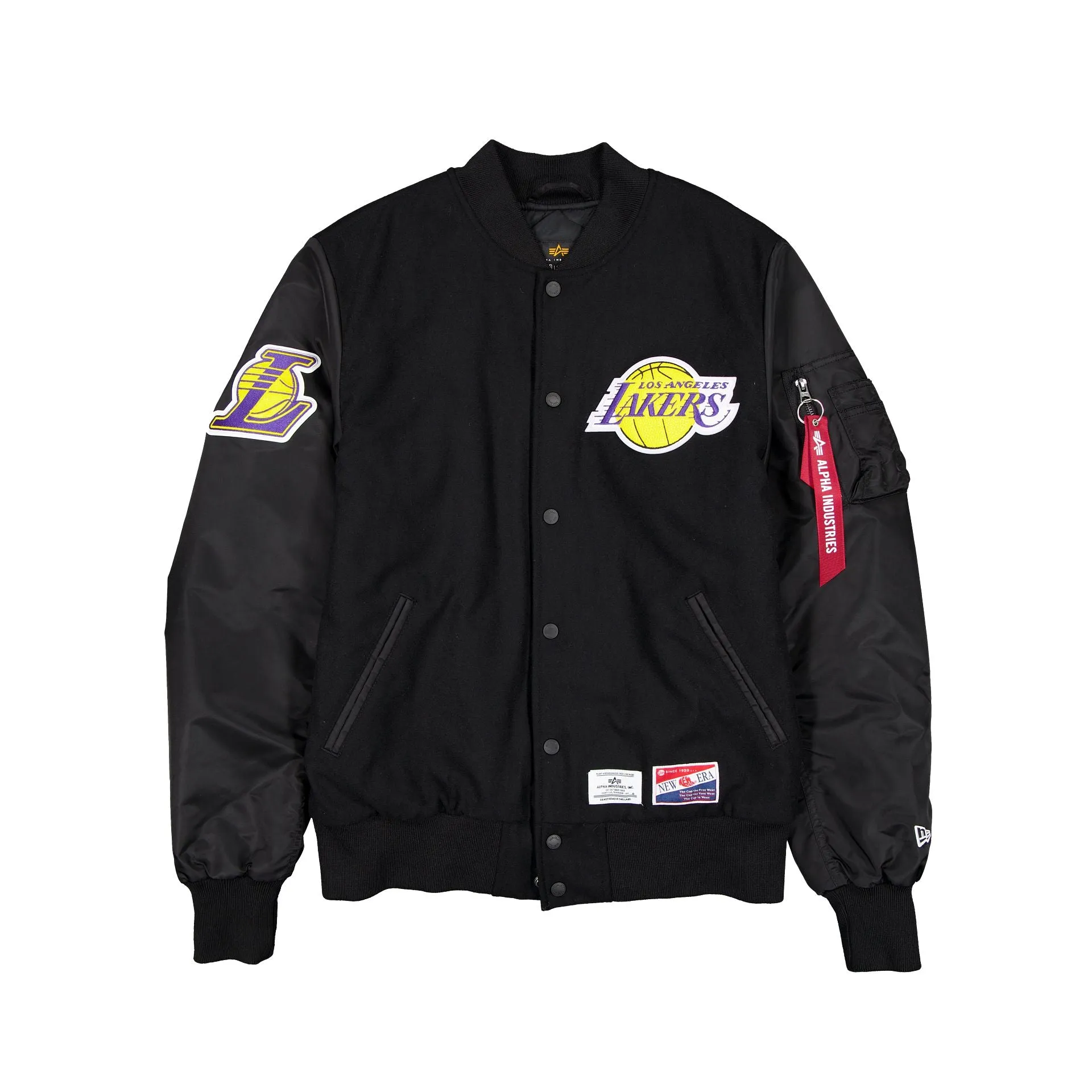 Alpha Industries x Los Angeles Lakers MA-1 Wool Varsity Jacket sold by New Era product image thumbnail 2