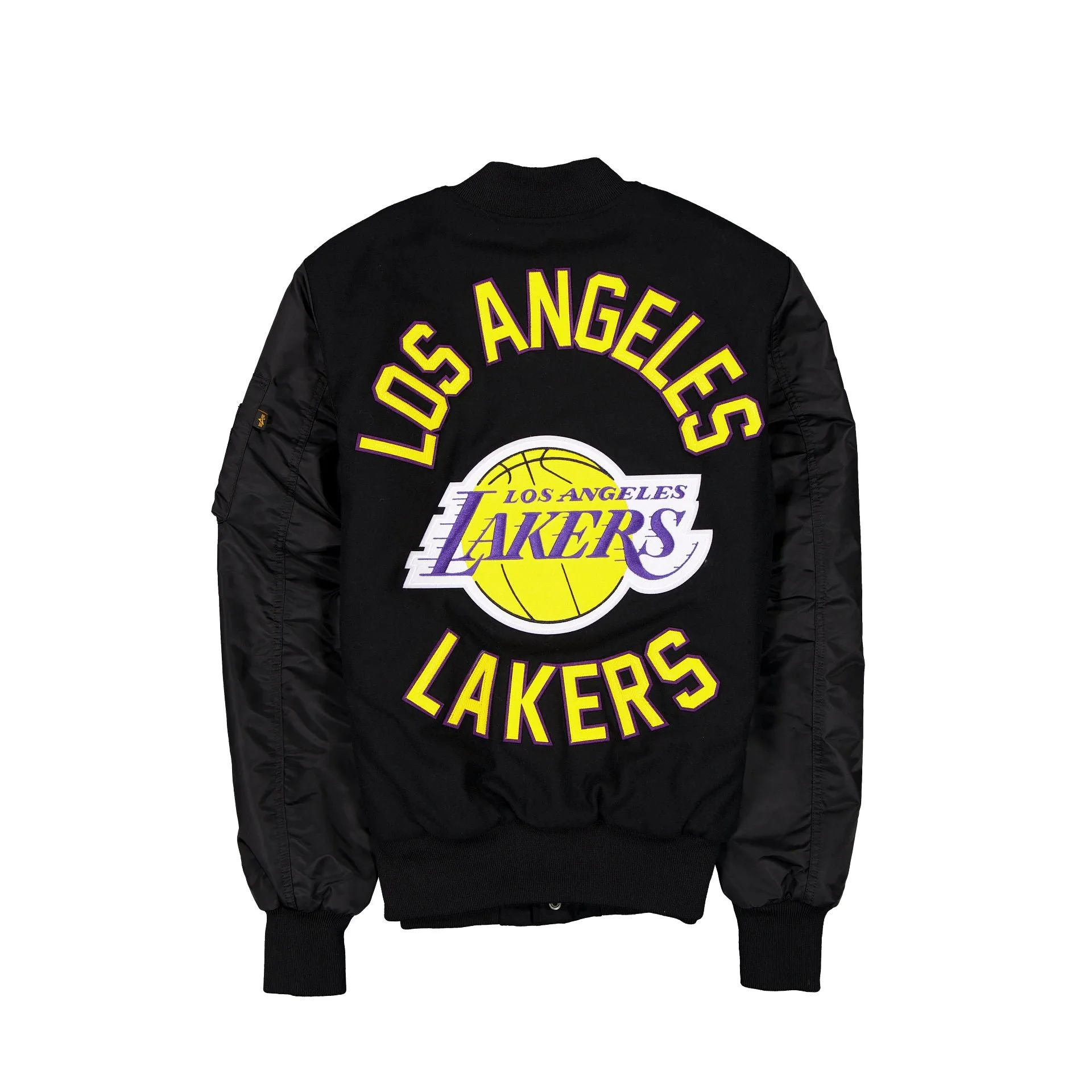 Alpha Industries x Los Angeles Lakers MA-1 Wool Varsity Jacket sold by New Era product image thumbnail 3