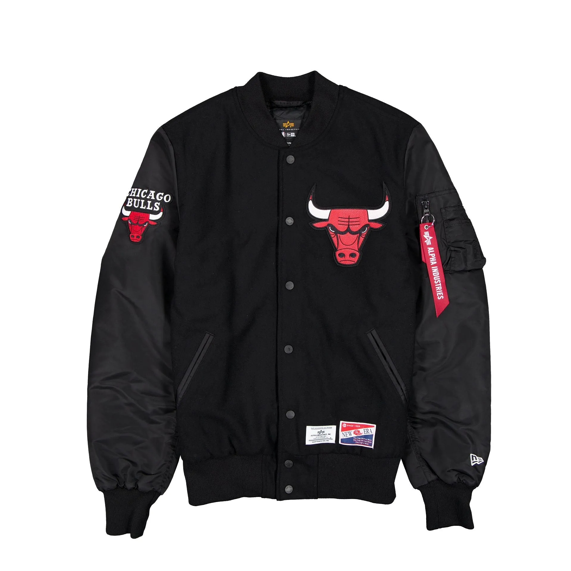 Alpha Industries x Chicago Bulls MA-1 Wool Varsity Jacket sold by New Era