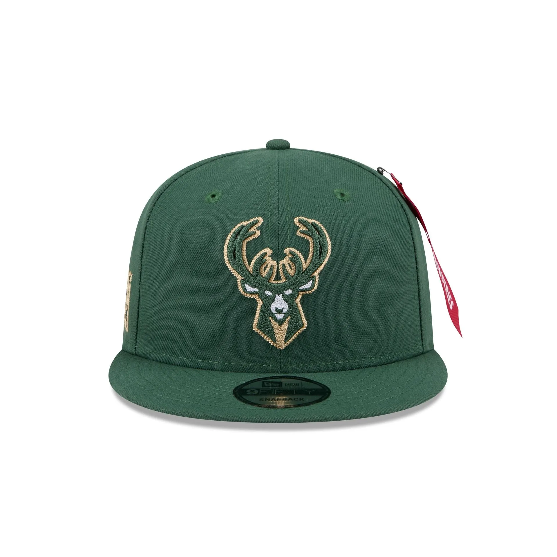 Alpha Industries x Milwaukee Bucks Green 9FIFTY Snapback Hat sold by New Era product image thumbnail 2