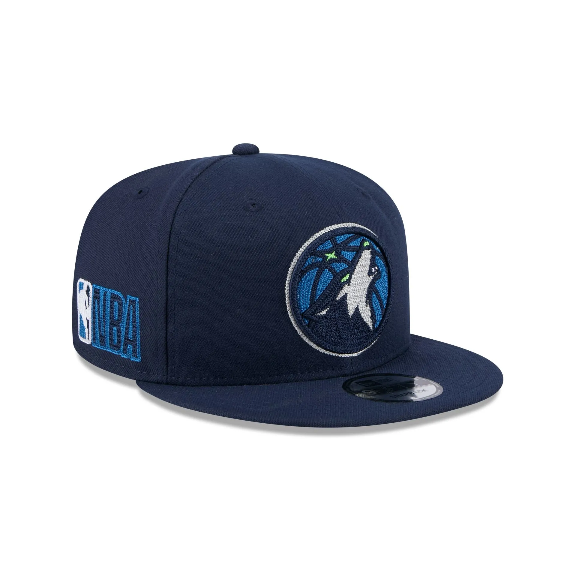 Alpha Industries x Minnesota Timberwolves Navy 9FIFTY Snapback Hat sold by New Era product image thumbnail 3