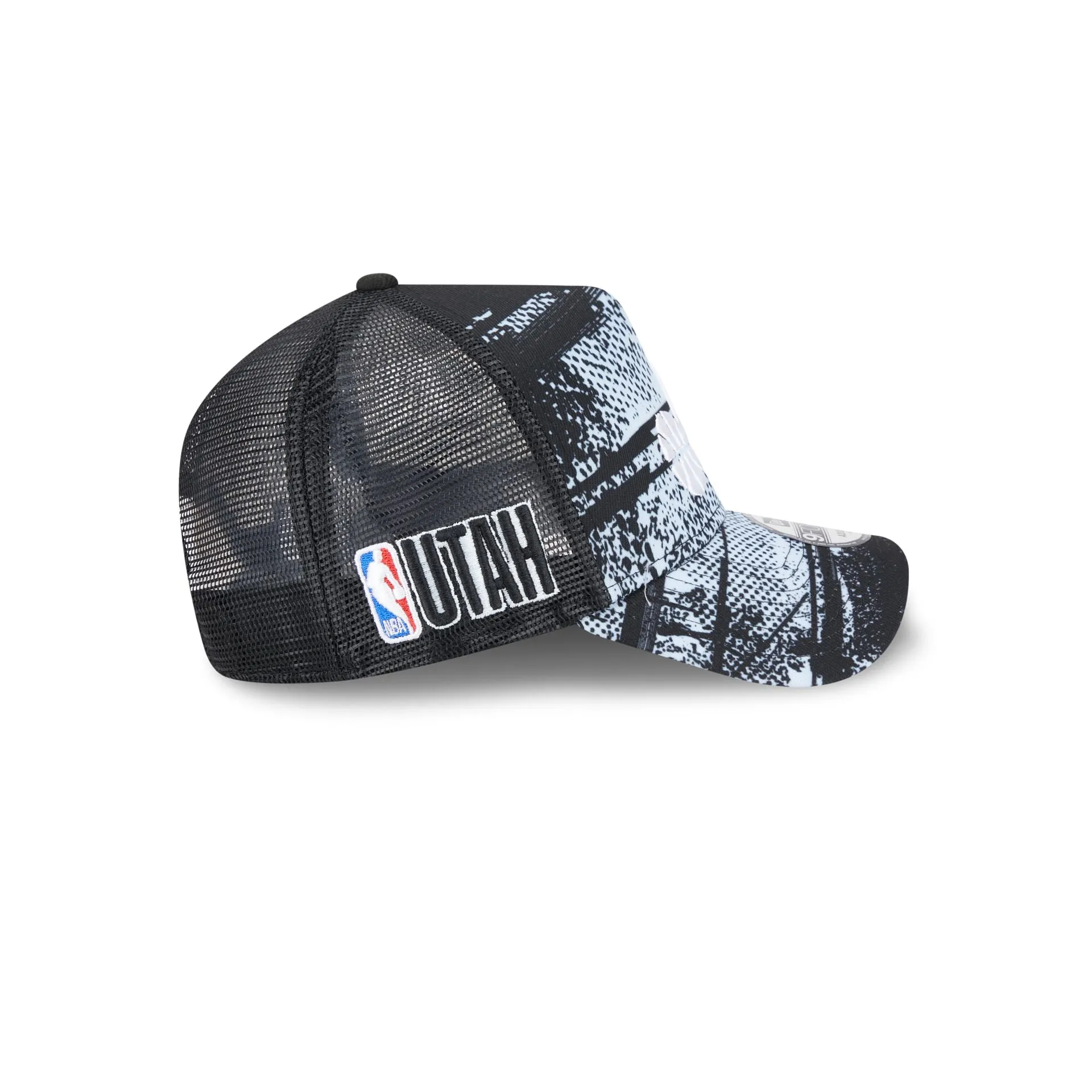 Utah Jazz 2024 Tip-Off 9FORTY A-Frame Trucker Hat sold by New Era product image thumbnail 4