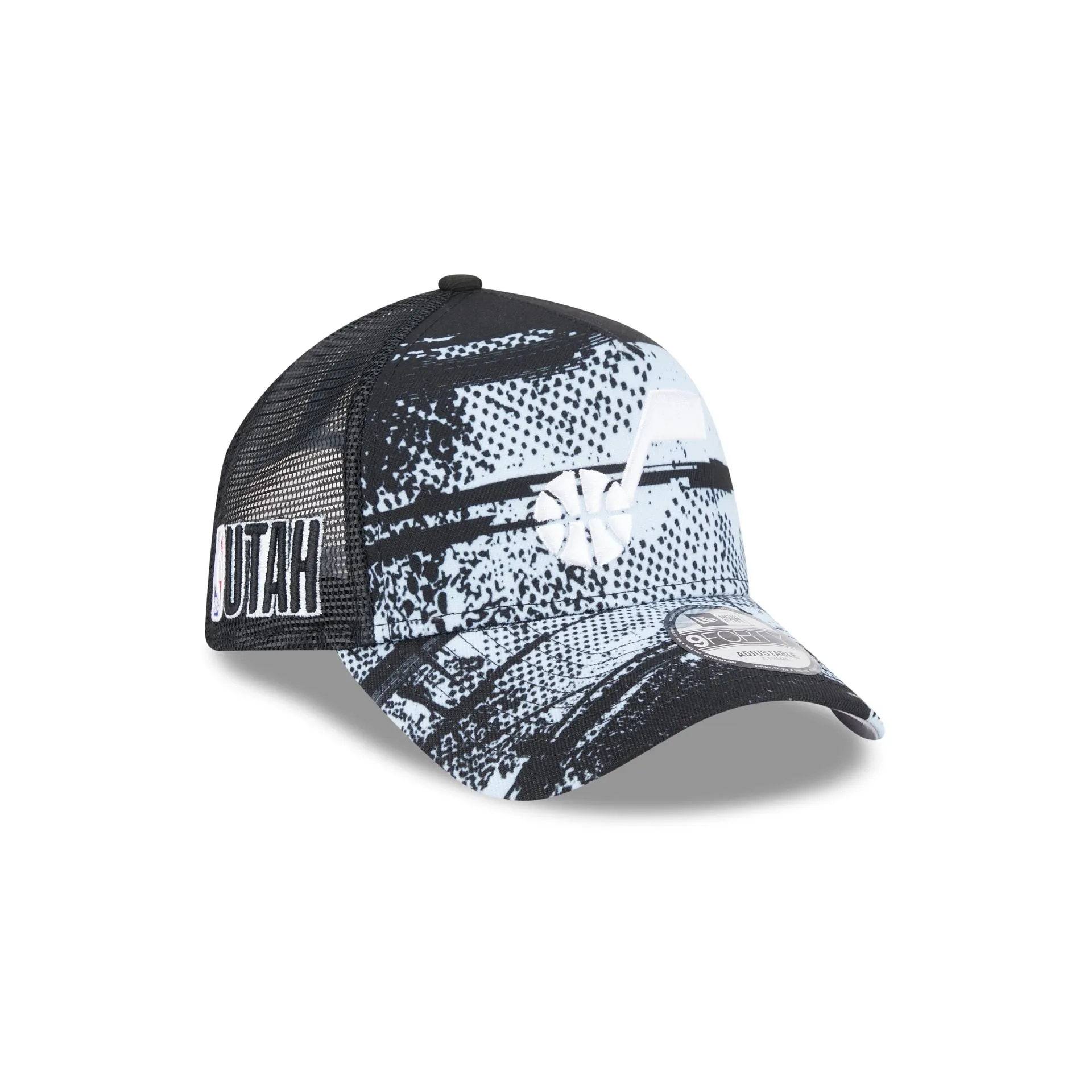 Utah Jazz 2024 Tip-Off 9FORTY A-Frame Trucker Hat sold by New Era