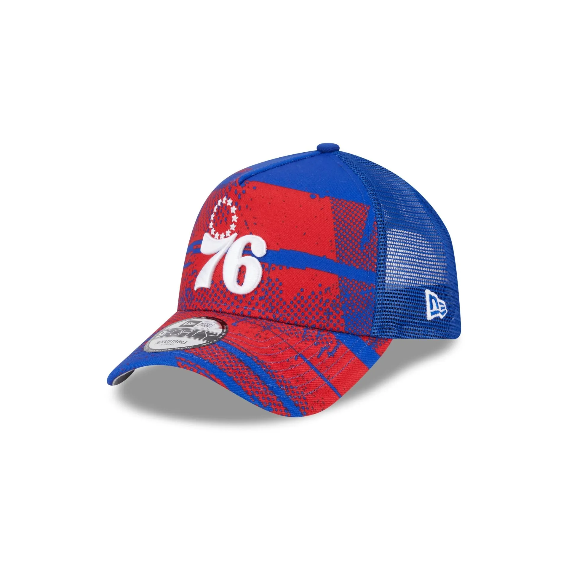 Philadelphia 76ers 2024 Tip-Off 9FORTY A-Frame Trucker Hat sold by New Era product image thumbnail 3