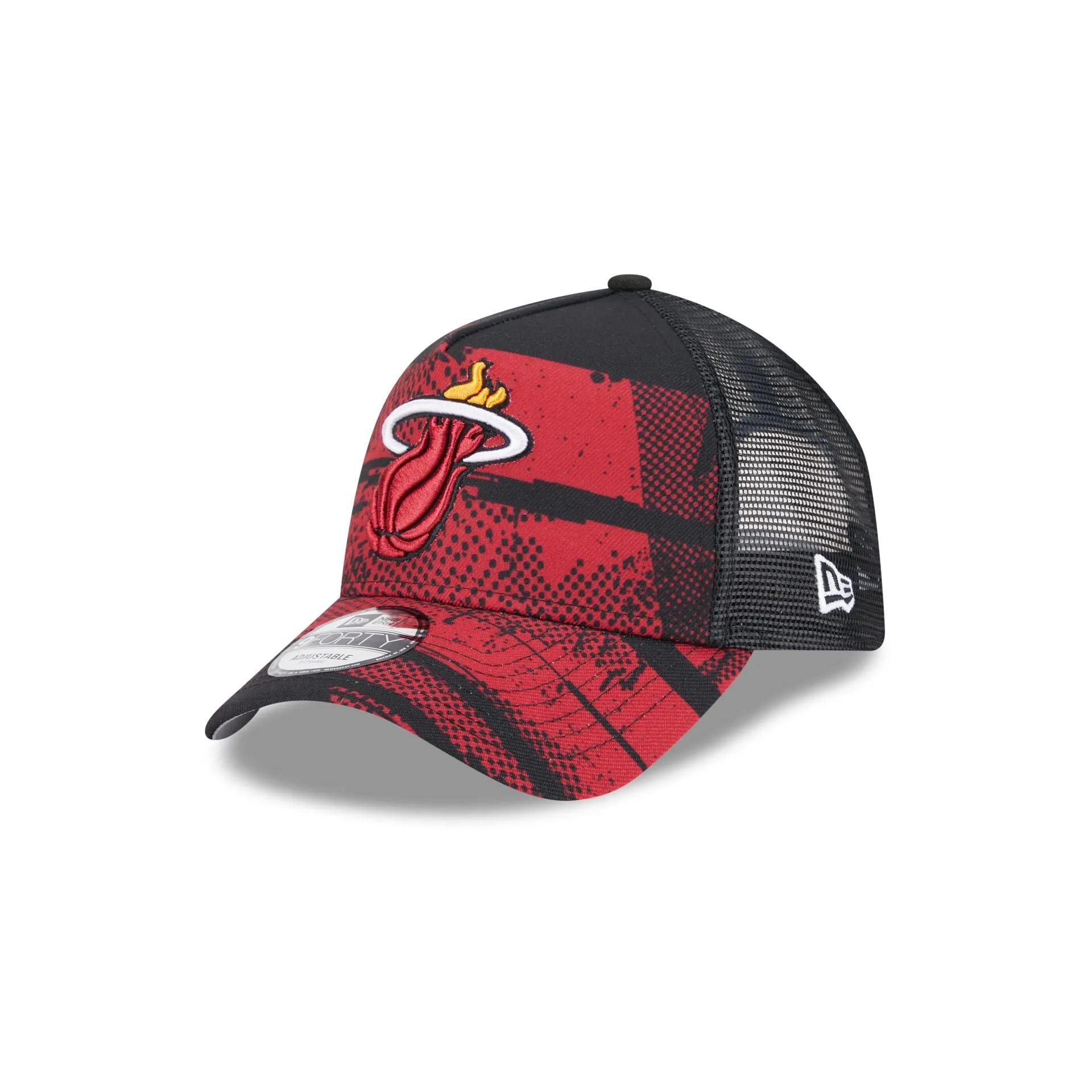 Miami Heat 2024 Tip-Off 9FORTY A-Frame Trucker Hat sold by New Era product image thumbnail 3