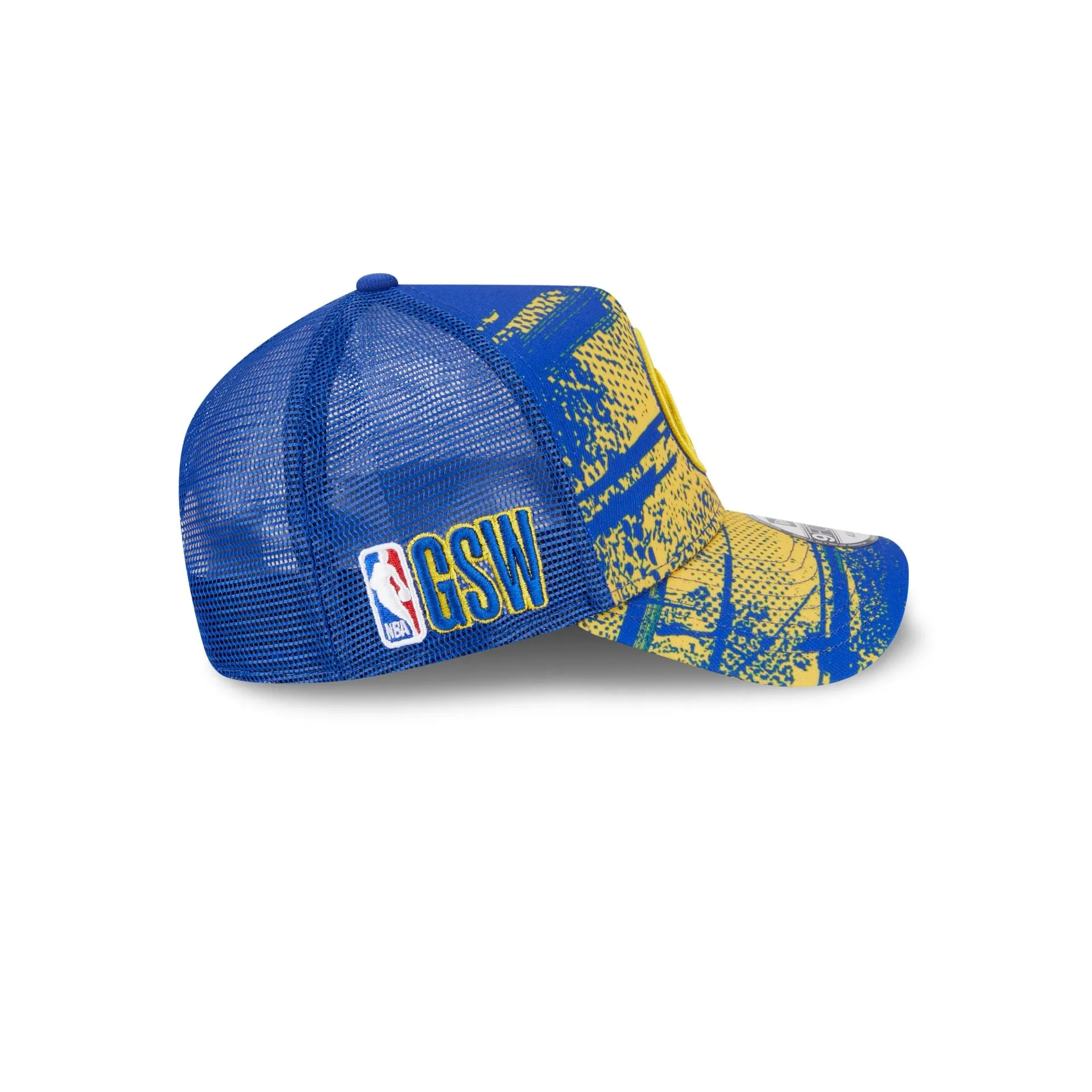Golden State Warriors 2024 Tip-Off 9FORTY A-Frame Trucker Hat sold by New Era product image thumbnail 4