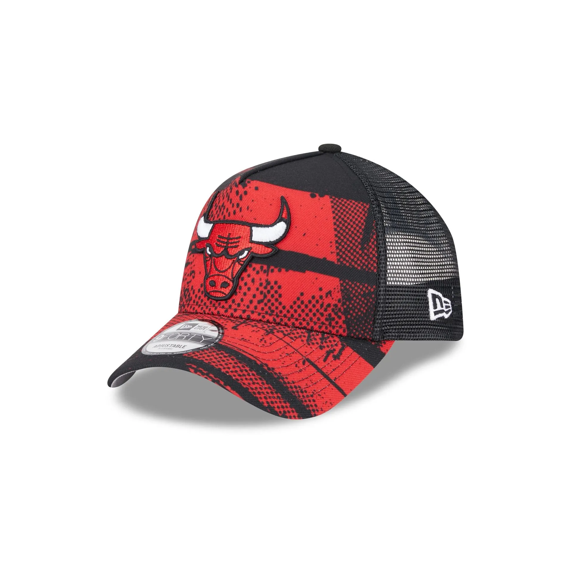 Chicago Bulls 2024 Tip-Off 9FORTY A-Frame Trucker Hat sold by New Era product image thumbnail 3
