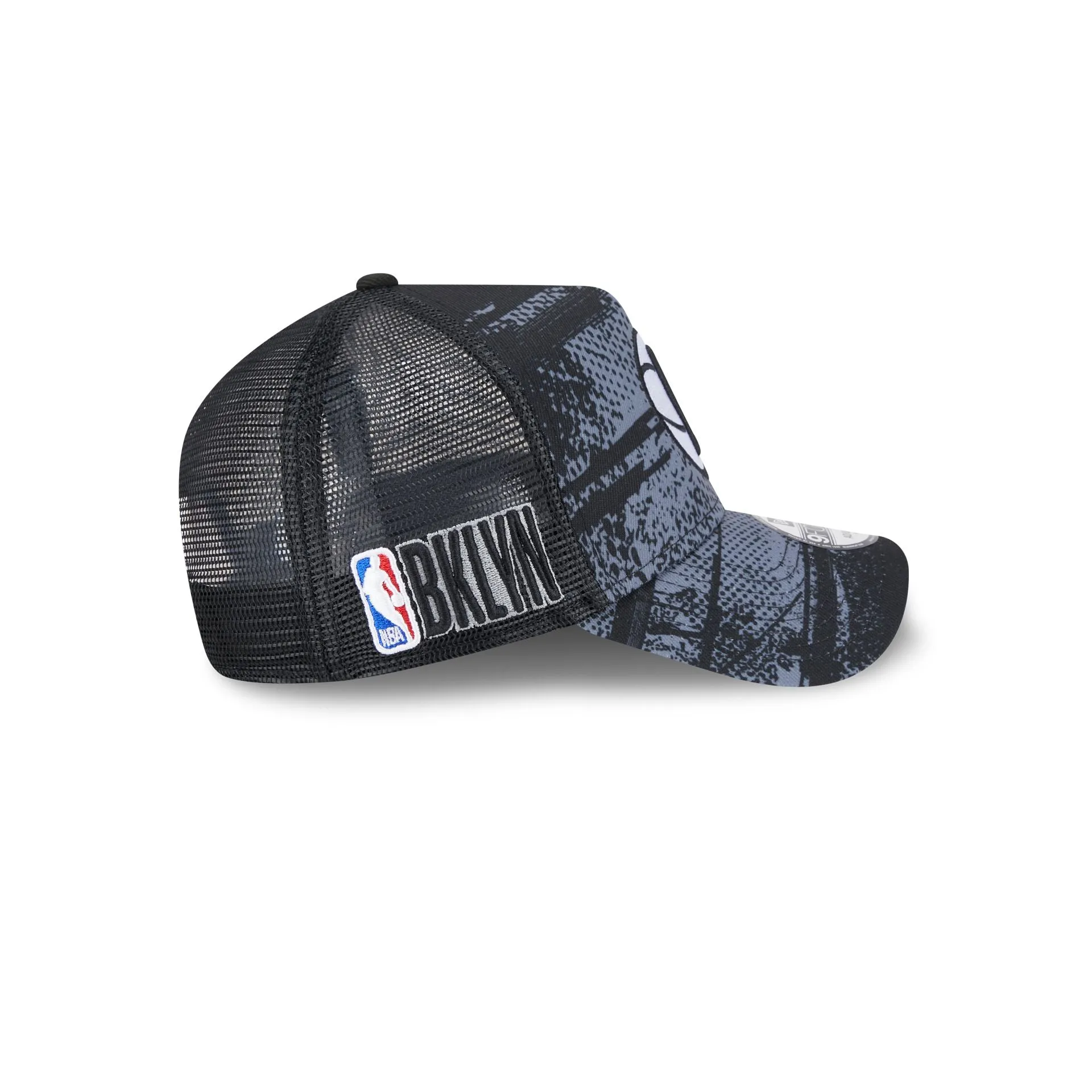 Brooklyn Nets 2024 Tip-Off 9FORTY A-Frame Trucker Hat sold by New Era product image thumbnail 4