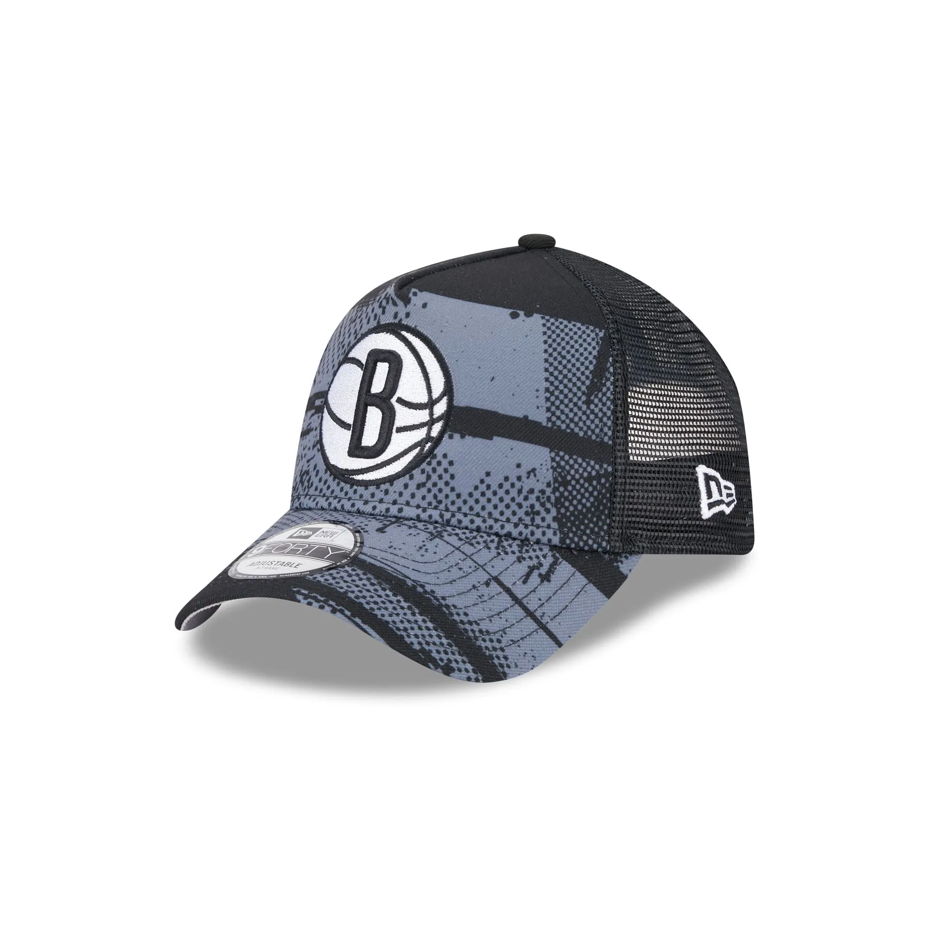 Brooklyn Nets 2024 Tip-Off 9FORTY A-Frame Trucker Hat sold by New Era product image thumbnail 3