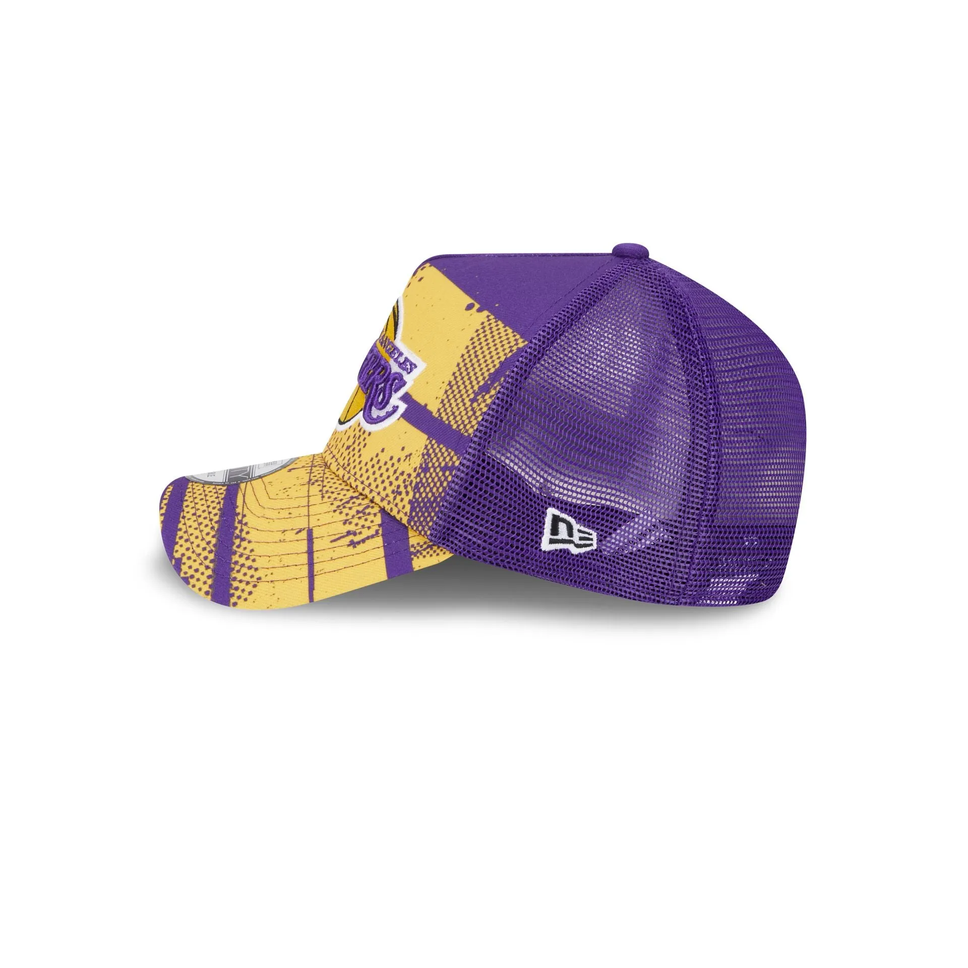 Los Angeles Lakers 2024 Tip-Off 9FORTY A-Frame Trucker Hat sold by New Era product image thumbnail 5