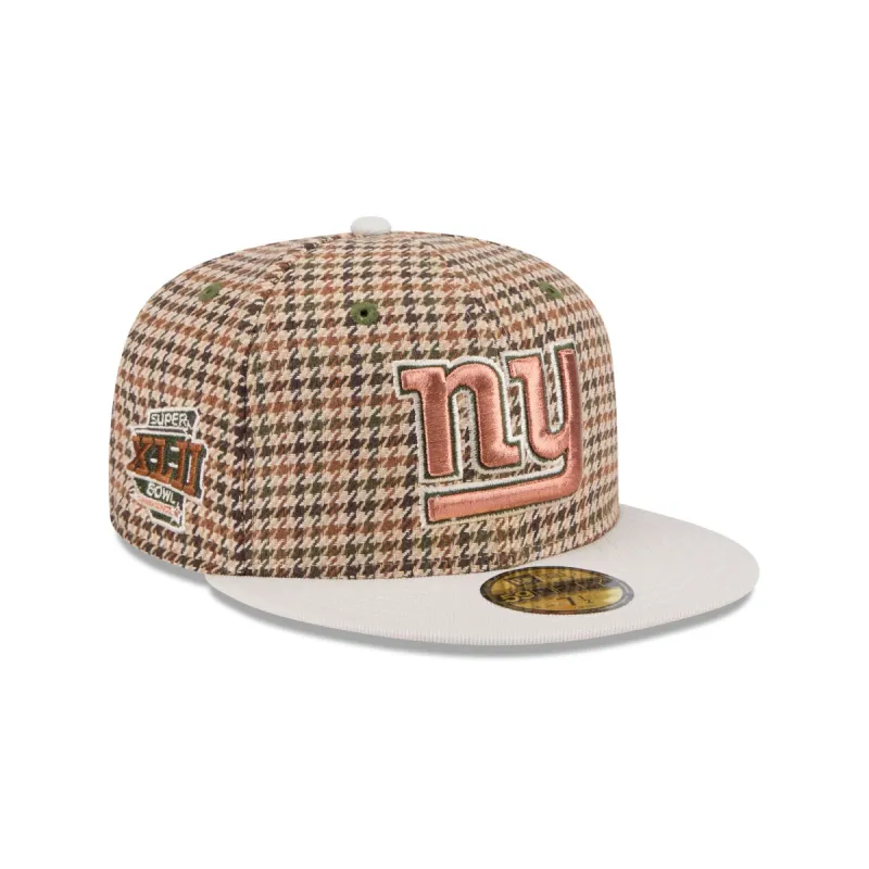 New York Giants Houndstooth 59FIFTY Fitted Hat sold by New Era