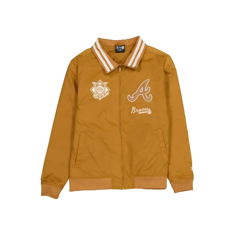 Atlanta Braves Light Bronze Logo Select Jacket sold by New Era