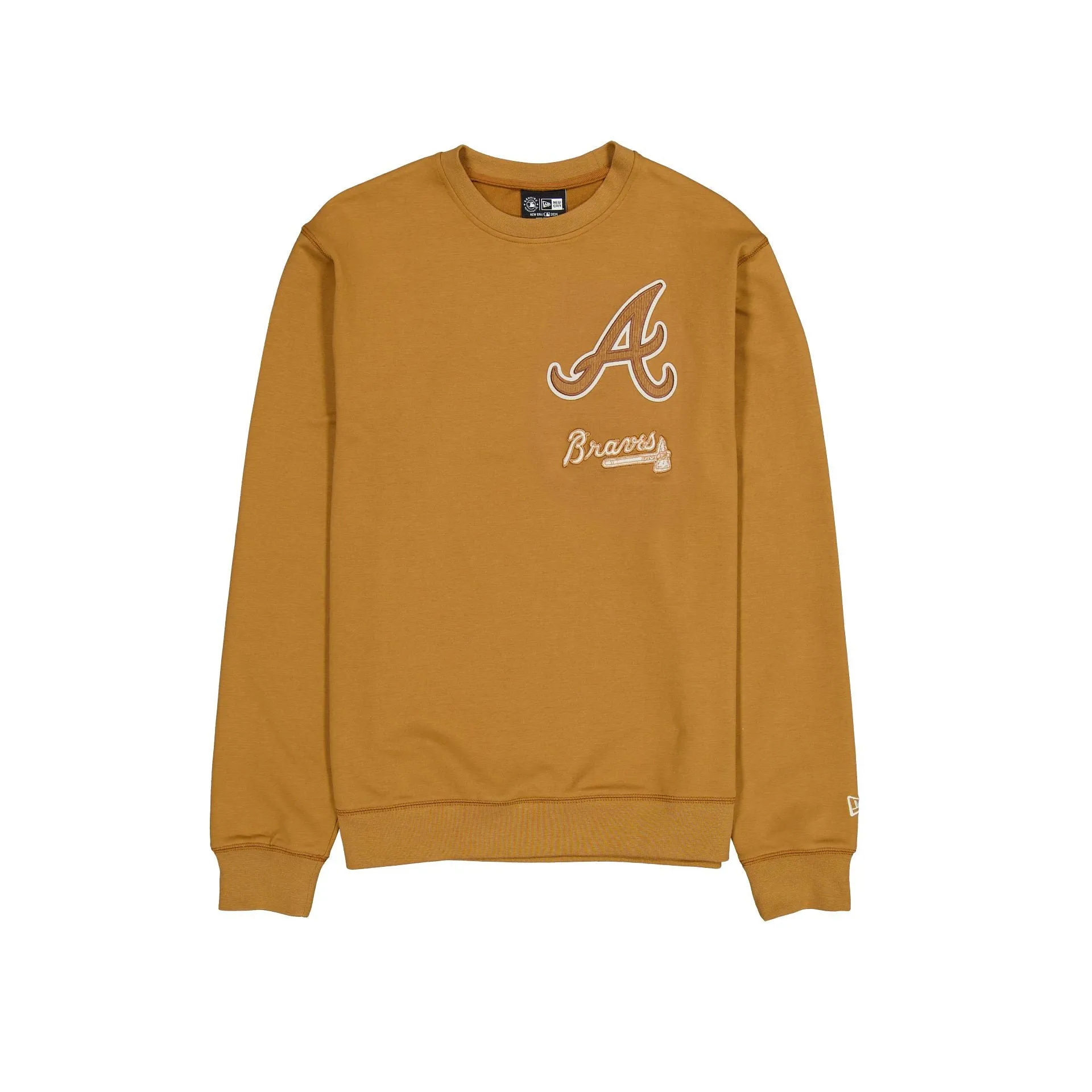 Atlanta Braves Light Bronze Logo Select Crewneck sold by New Era