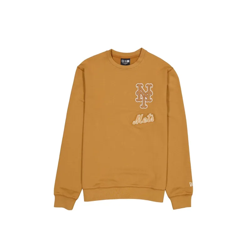 New York Mets Light Bronze Logo Select Crewneck sold by New Era