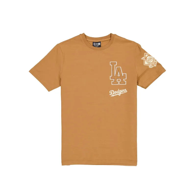 Los Angeles Dodgers Light Bronze Logo Select T-Shirt sold by New Era