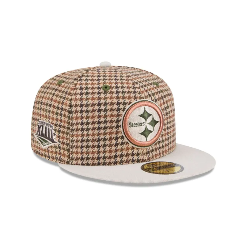 Pittsburgh Steelers Houndstooth 59FIFTY Fitted Hat sold by New Era
