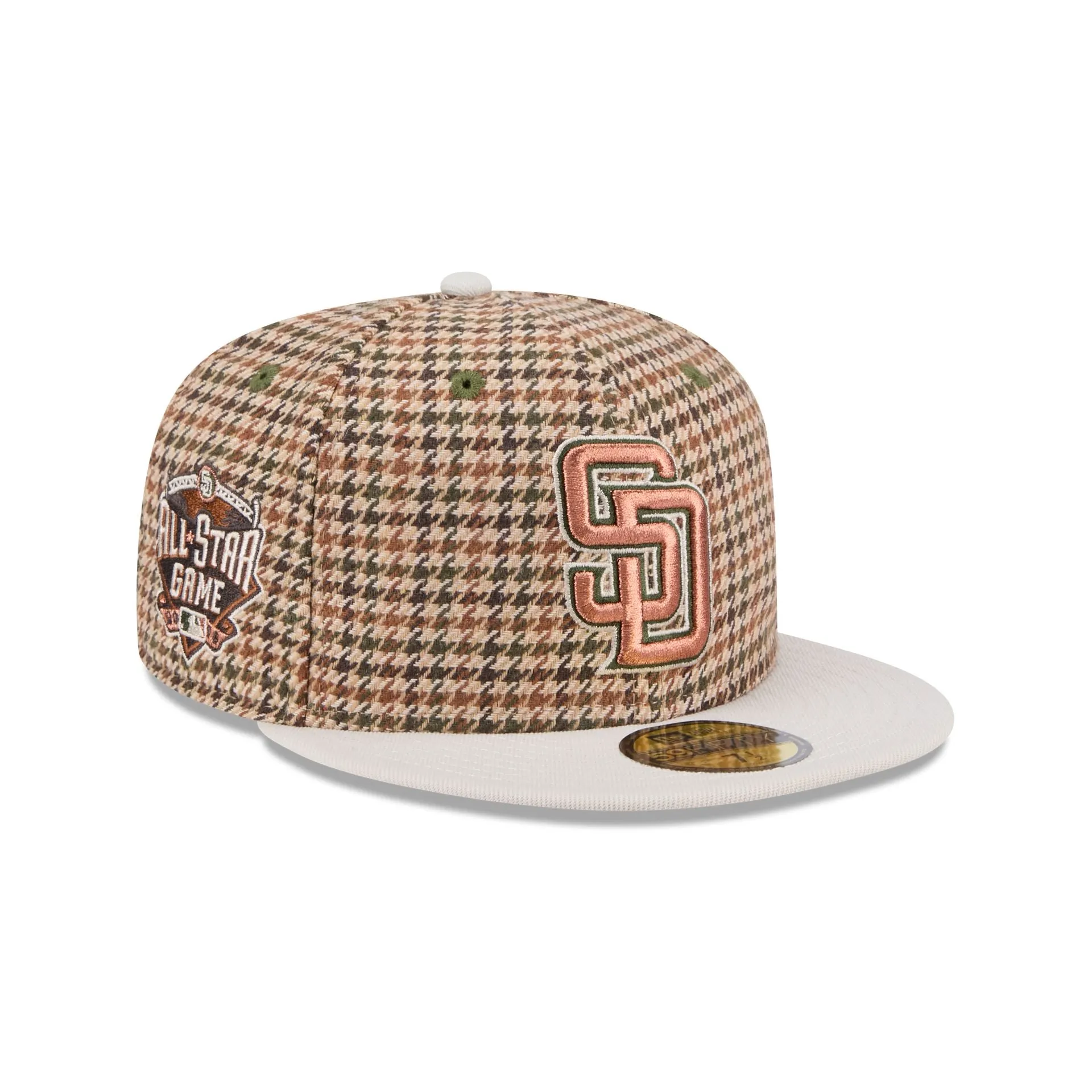 San Diego Padres Houndstooth 59FIFTY Fitted Hat sold by New Era