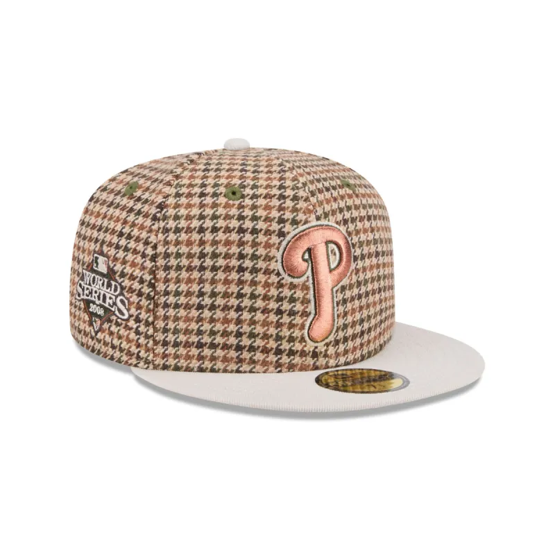 Philadelphia Phillies Houndstooth 59FIFTY Fitted Hat sold by New Era