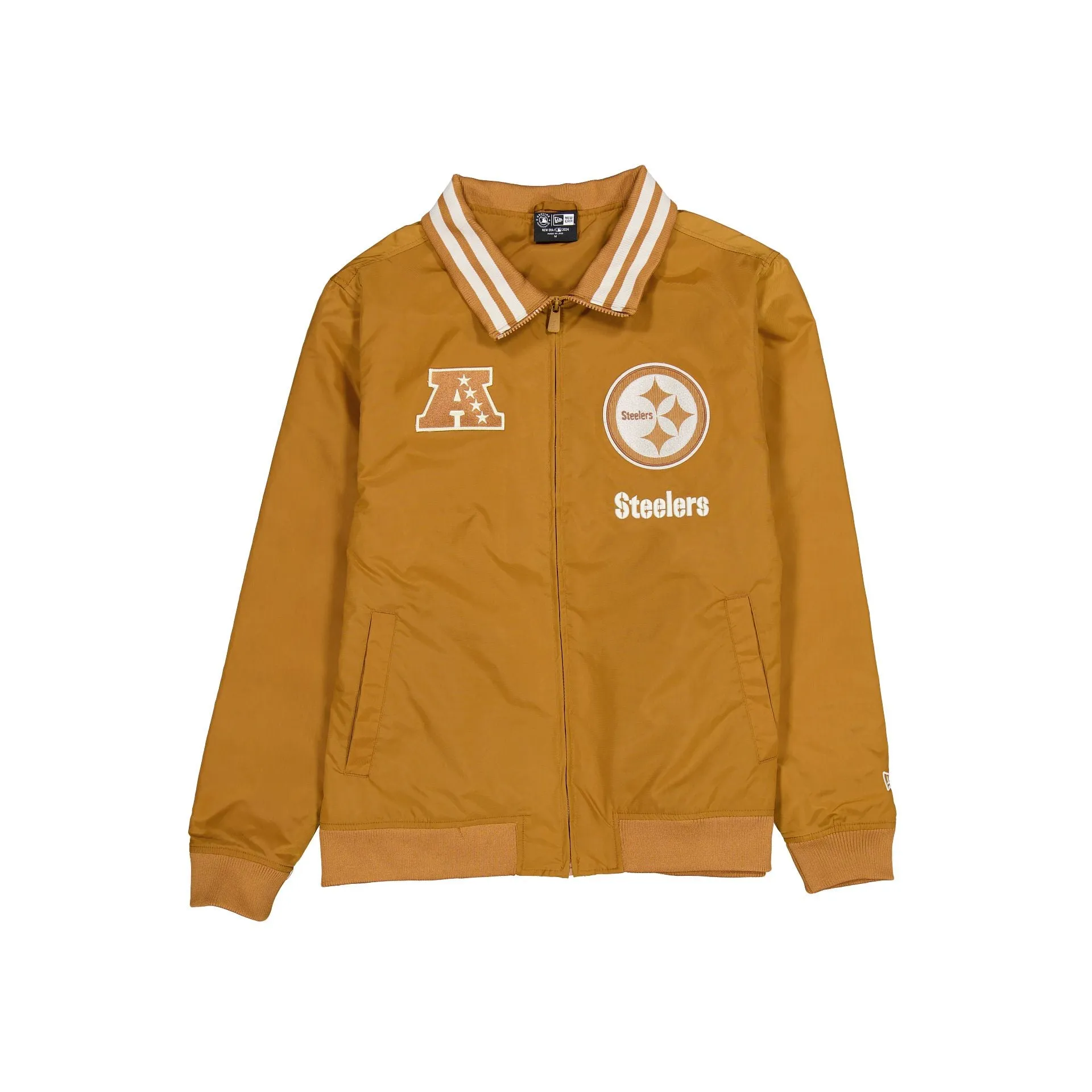 Pittsburgh Steelers Light Bronze Logo Select Jacket sold by New Era