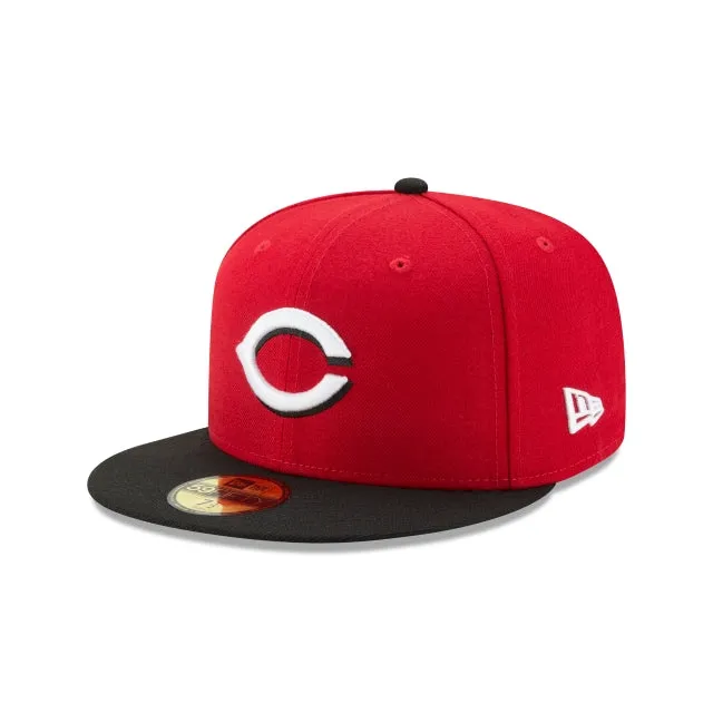 Cincinnati Reds Authentic Collection Road 59FIFTY Fitted Hat sold by New Era
