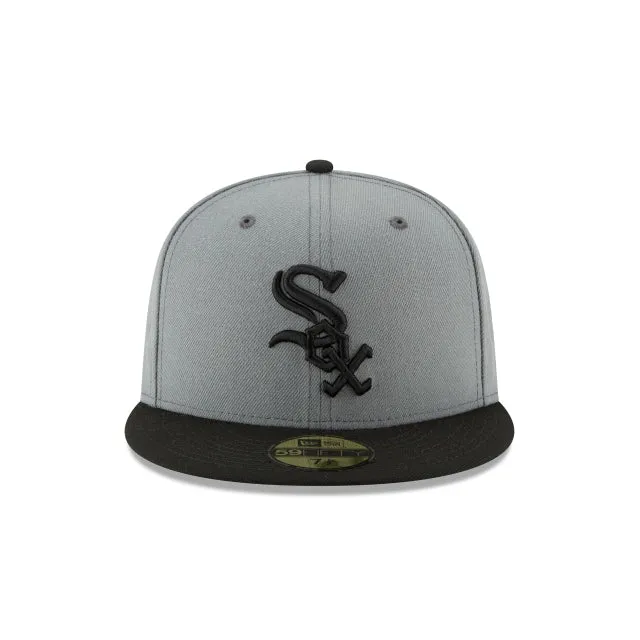 Chicago White Sox Storm Gray Basic 59FIFTY Fitted Hat sold by New Era product image thumbnail 2