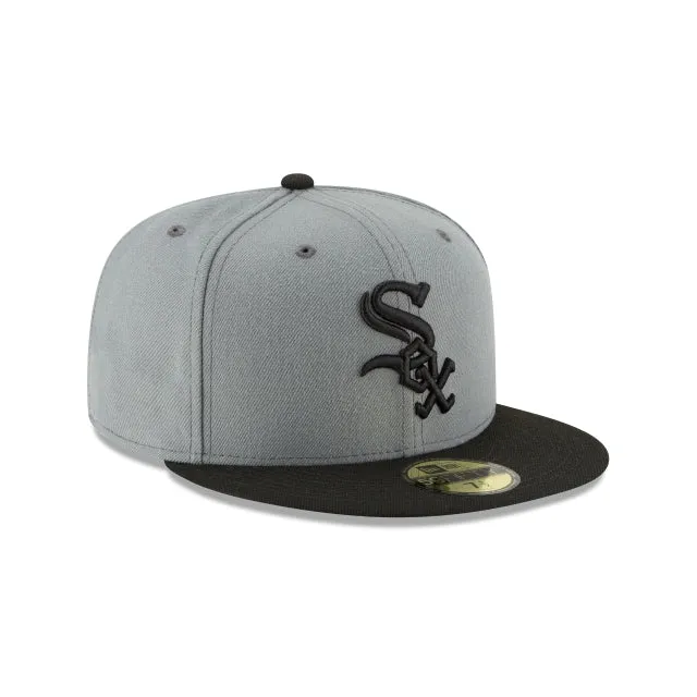 Chicago White Sox Storm Gray Basic 59FIFTY Fitted Hat sold by New Era product image thumbnail 3