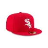 Chicago White Sox Scarlet Basic 59FIFTY Fitted Hat sold by New Era