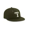 Texas Rangers New Olive Wool Retro Crown 59FIFTY Fitted Hat sold by New Era