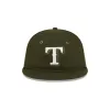 Texas Rangers New Olive Wool Retro Crown 9FIFTY Adjustable Hat sold by New Era
