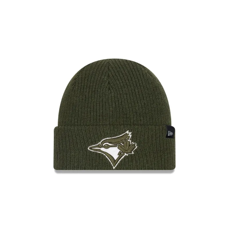 Toronto Blue Jays Green Merino Wool Knit Beanie sold by New Era