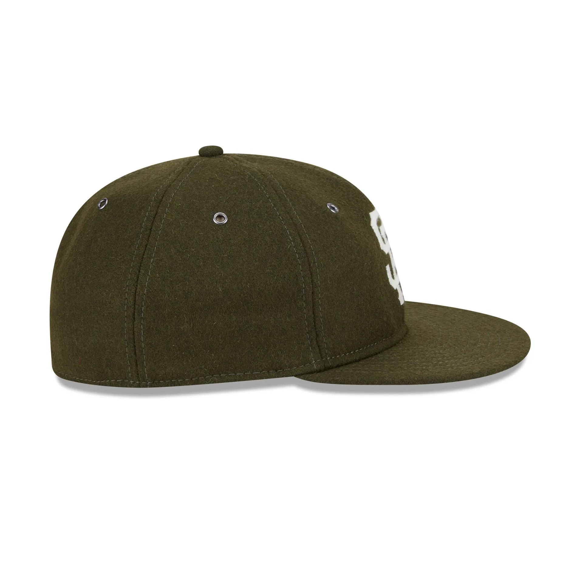 San Francisco Giants New Olive Wool Retro Crown 59FIFTY Fitted Hat sold by New Era product image thumbnail 5