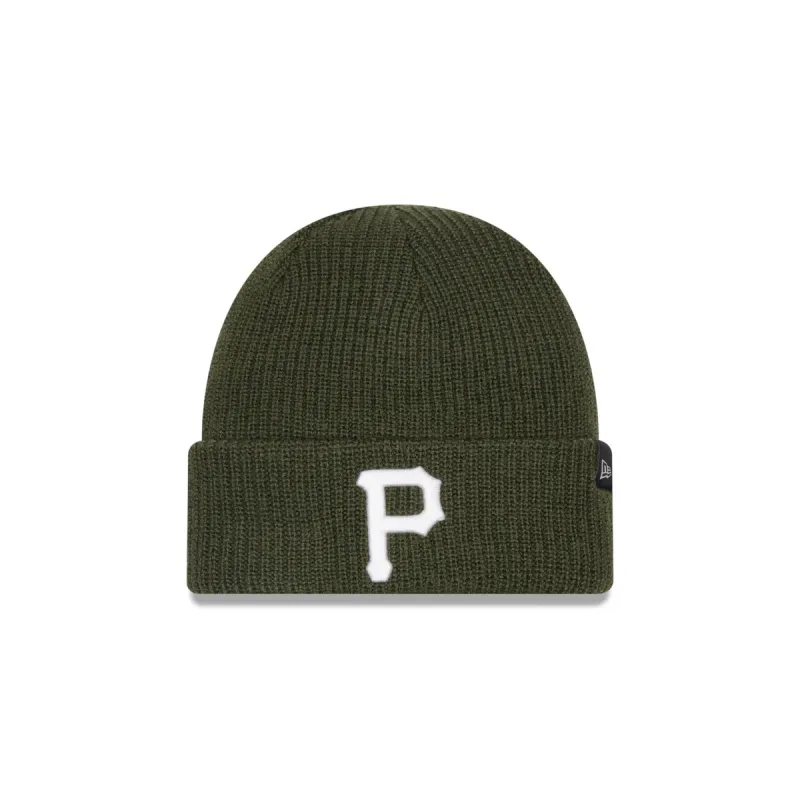 Pittsburgh Pirates Green Merino Wool Knit Beanie sold by New Era