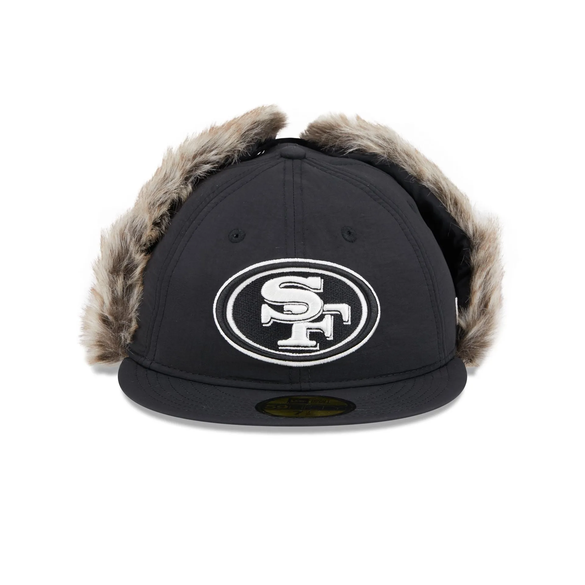 San Francisco 49ers Winter Dog Ear Retro Crown 59FIFTY Fitted Hat sold by New Era product image thumbnail 2