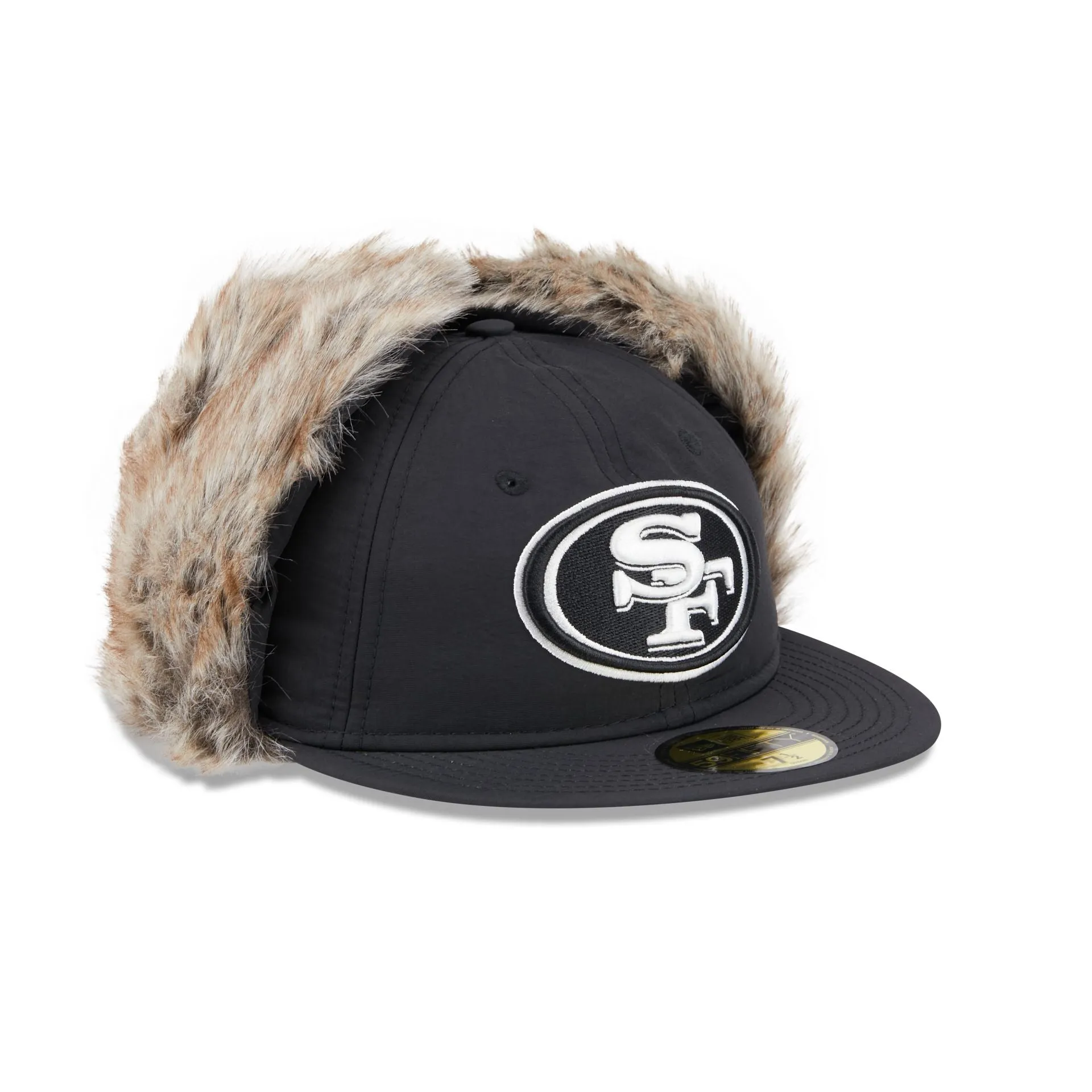 San Francisco 49ers Winter Dog Ear Retro Crown 59FIFTY Fitted Hat sold by New Era product image thumbnail 3