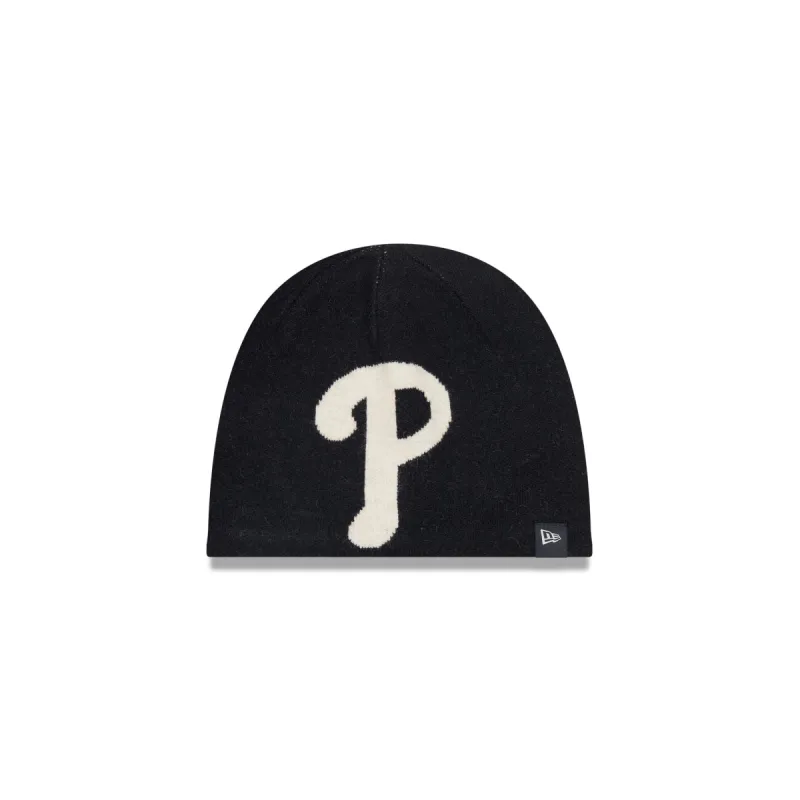 Philadelphia Phillies Team Mega Logo Knit Beanie sold by New Era