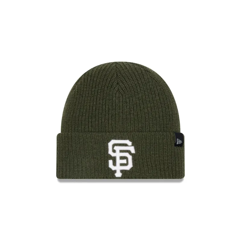 San Francisco Giants Green Merino Wool Knit Beanie sold by New Era