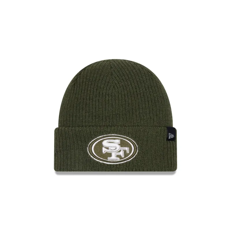 San Francisco 49ers Green Merino Wool Knit Beanie sold by New Era