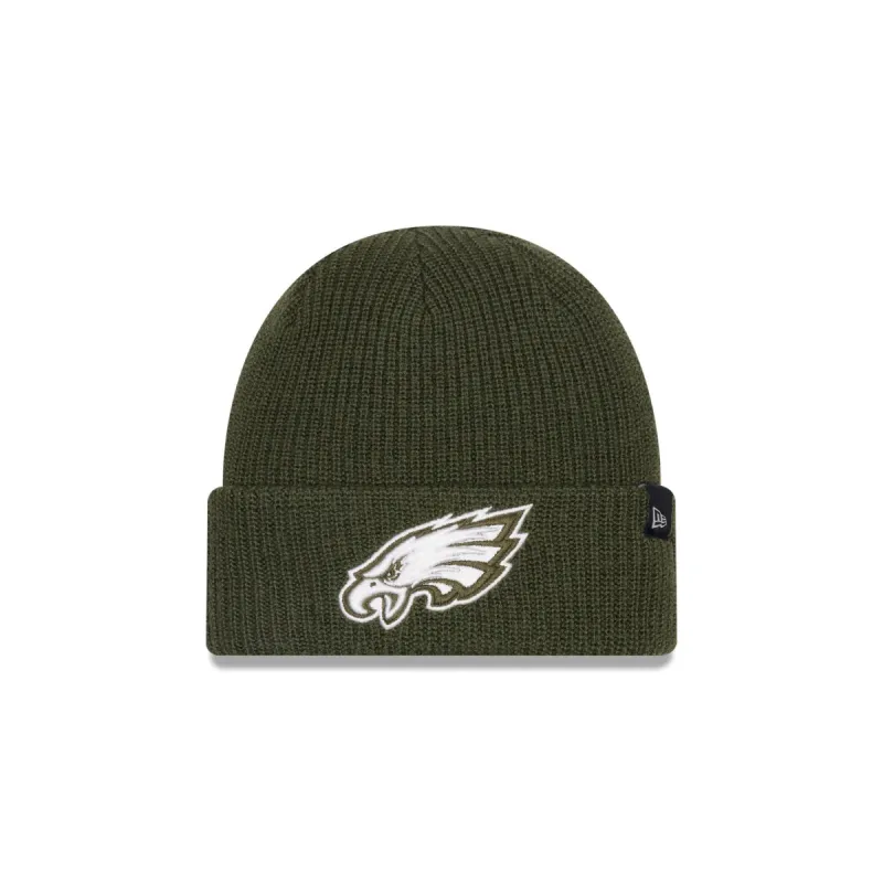 Philadelphia Eagles Green Merino Wool Knit Beanie sold by New Era