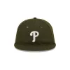 Philadelphia Phillies New Olive Wool Retro Crown 59FIFTY Fitted Hat sold by New Era
