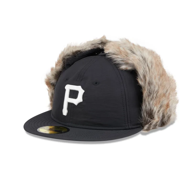 Pittsburgh Pirates Winter Dog Ear Retro Crown 59FIFTY Fitted Hat sold by New Era