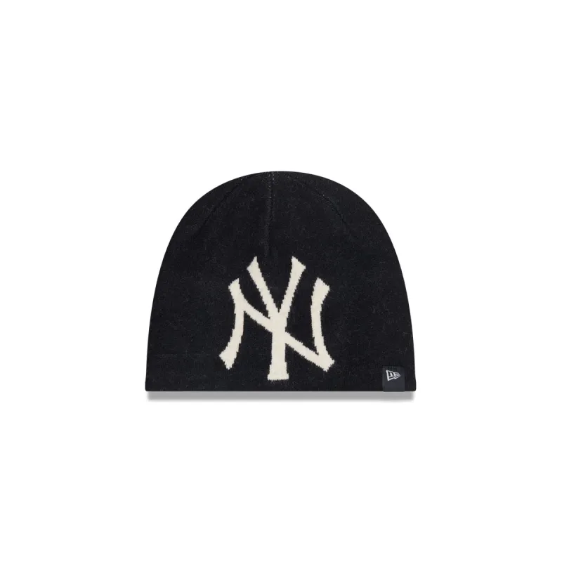 New York Yankees Team Mega Logo Knit Beanie sold by New Era