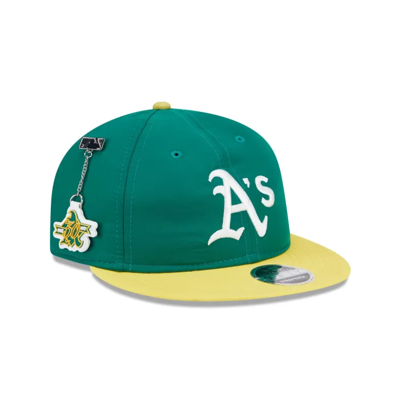 Oakland Athletics Team Color Retro Crown 9FIFTY Adjustable Hat sold by New Era