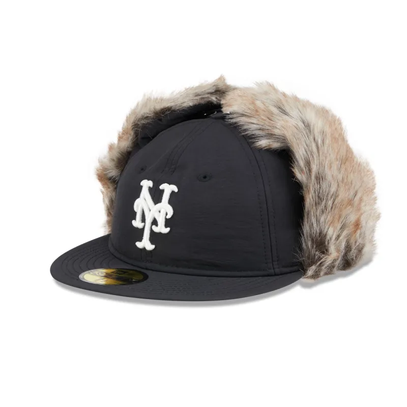 New York Mets Winter Dog Ear Retro Crown 59FIFTY Fitted Hat sold by New Era