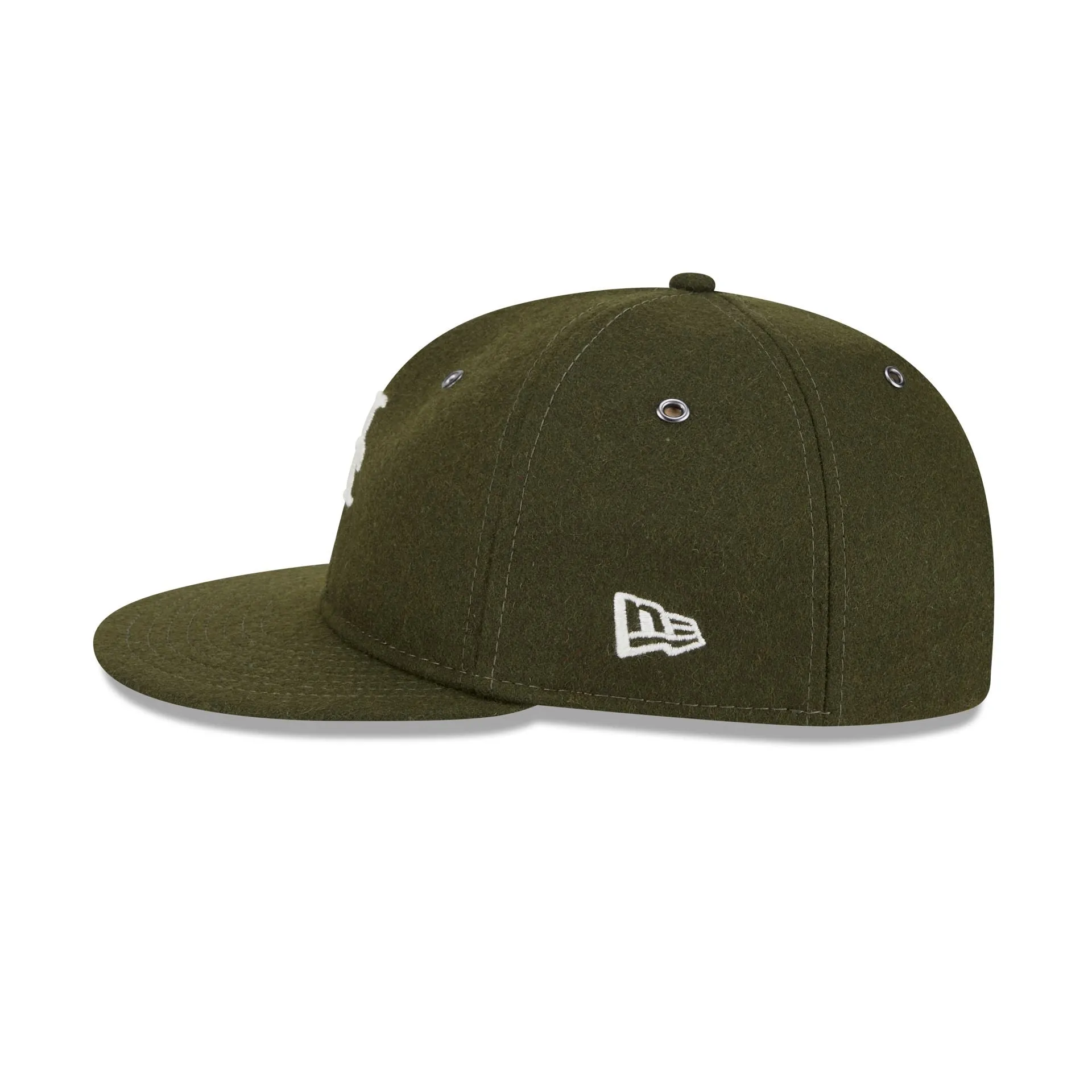New York Mets New Olive Wool Retro Crown 9FIFTY Adjustable Hat sold by New Era product image thumbnail 4