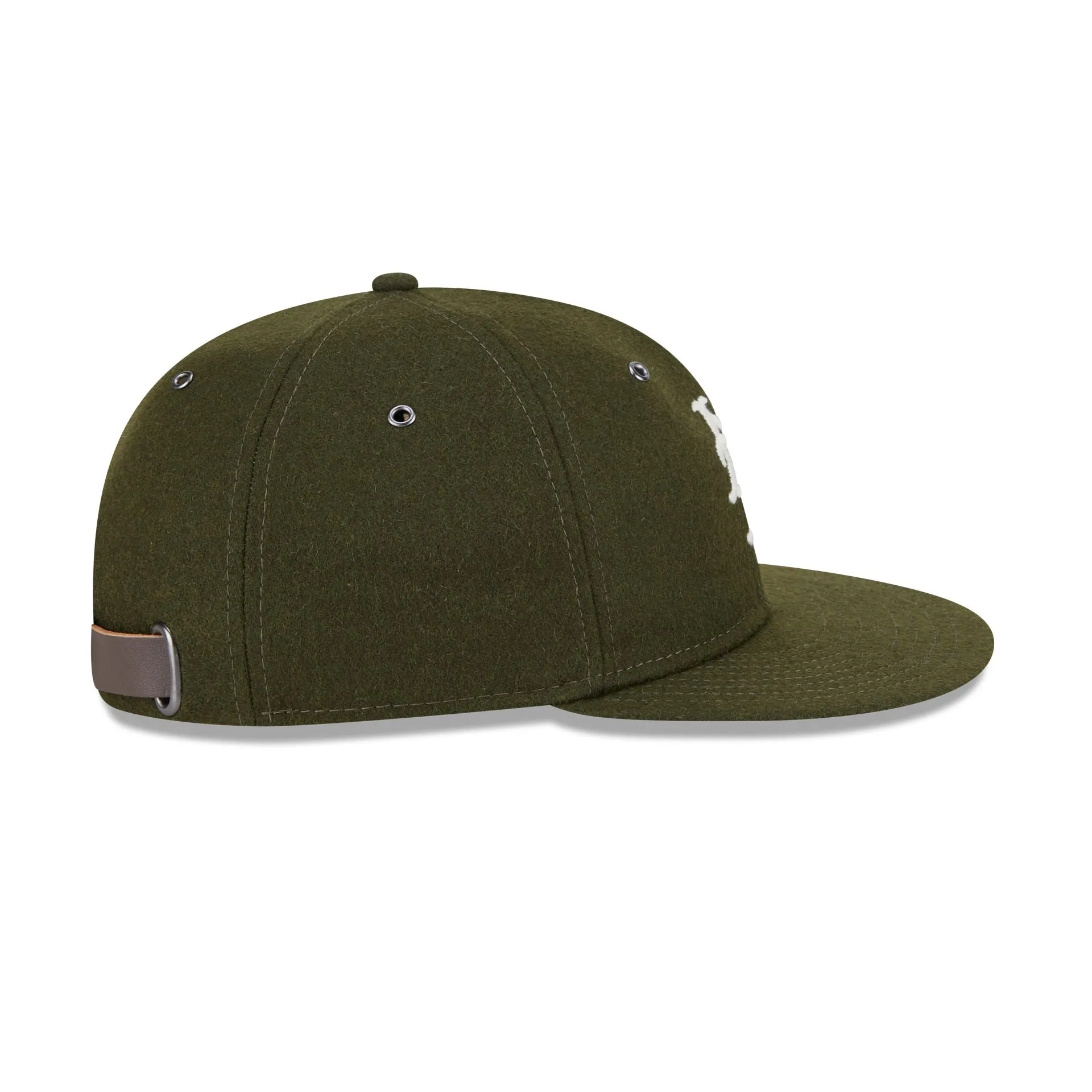 New York Mets New Olive Wool Retro Crown 9FIFTY Adjustable Hat sold by New Era product image thumbnail 5