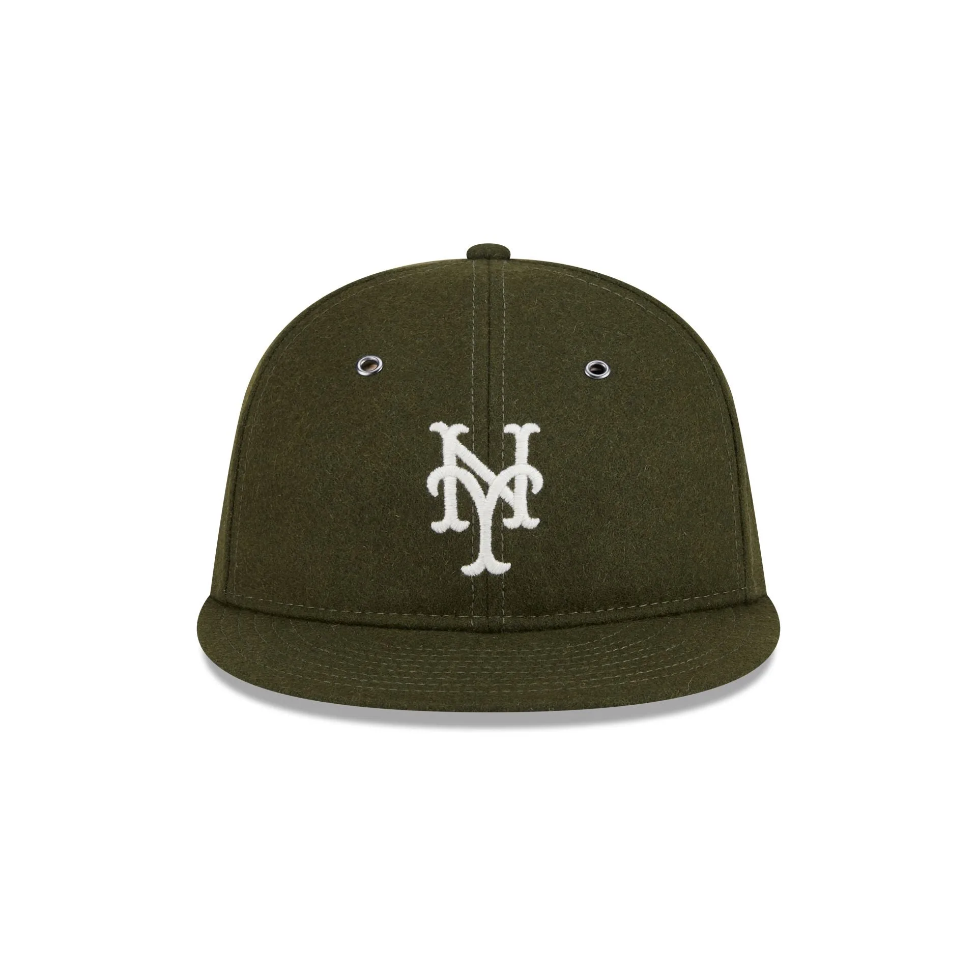 New York Mets New Olive Wool Retro Crown 9FIFTY Adjustable Hat sold by New Era product image thumbnail 2
