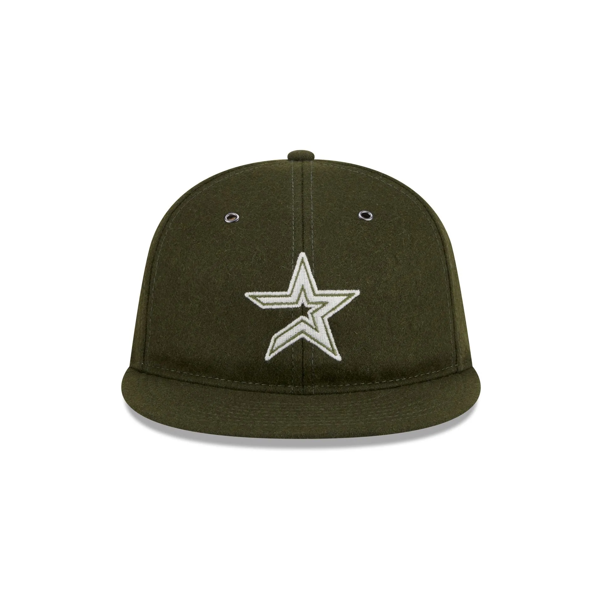 Houston Astros New Olive Wool Retro Crown 59FIFTY Fitted Hat sold by New Era product image thumbnail 2